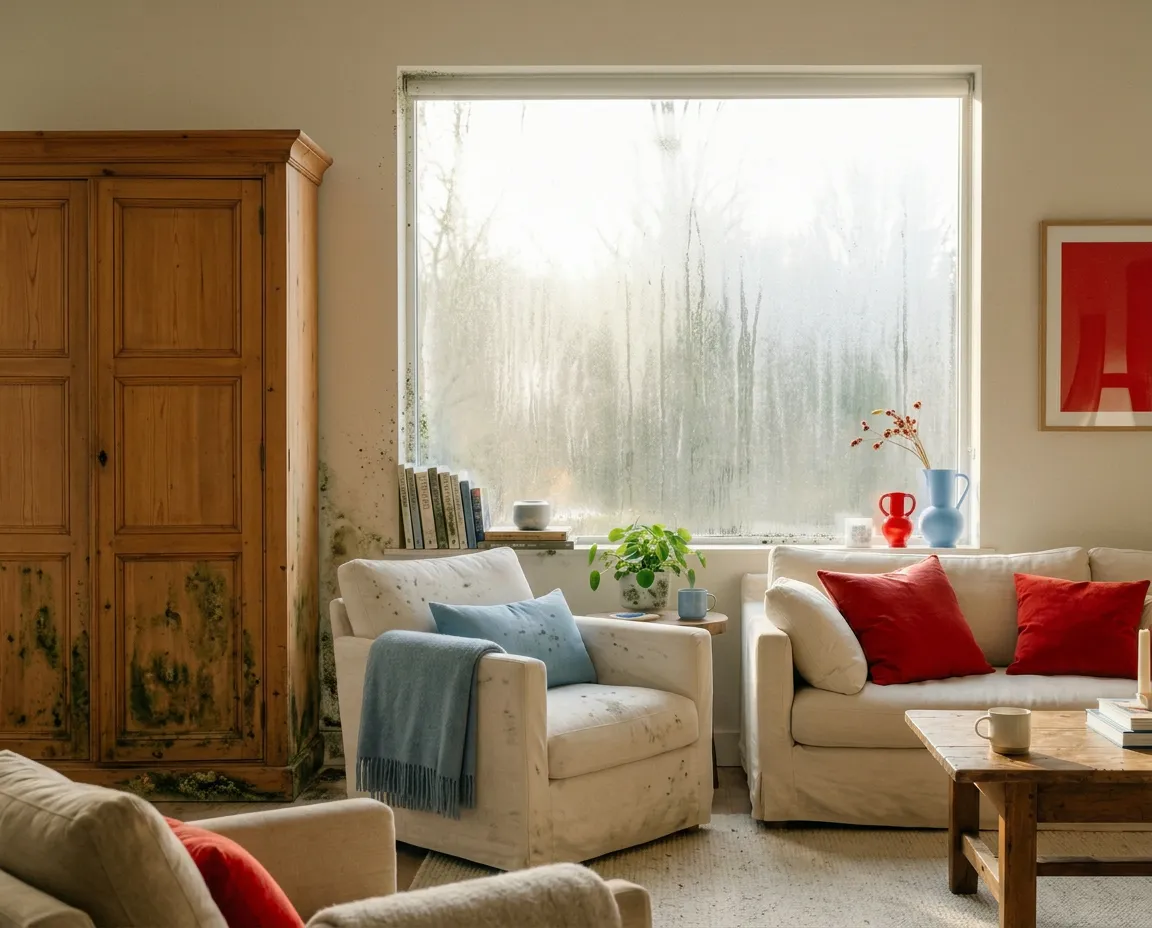 Mur avec humidité à Labenne